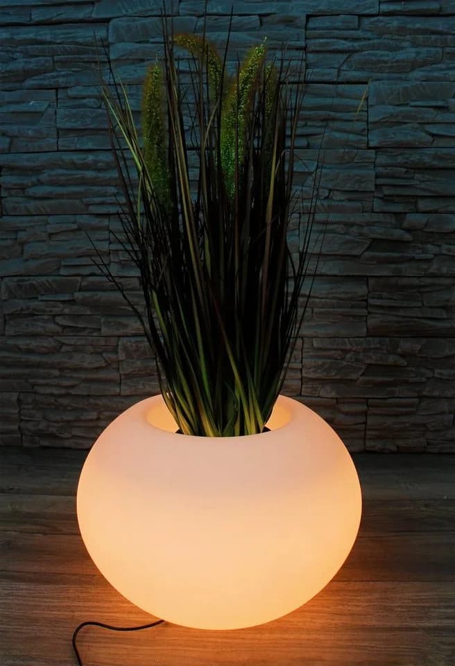 Arnusa Blumenkübel beleuchtet 35x24 cm
