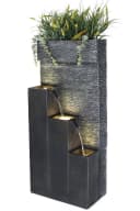 Arnusa Gartenbrunnen BK846 mit LED Beleuchtung Steinoptik Komplett-Set Bild 2