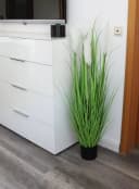 Arnusa Kunstgras Dekogras mit Seegraskorb 120 cm Grün Bild 5