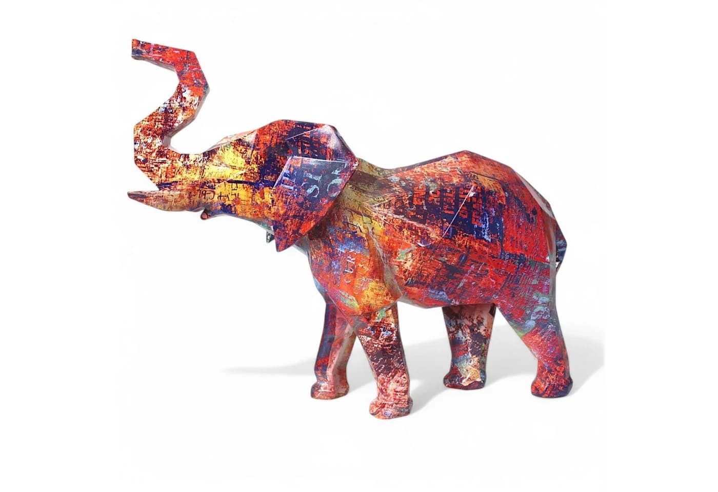 Arnusa Dekofigur Elefant Bunt Geometrisches Pop-Art Design - Bild 2