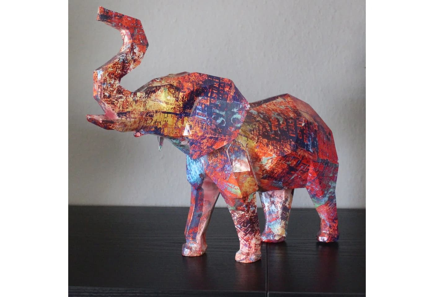 Arnusa Dekofigur Elefant Bunt Geometrisches Pop-Art Design - Bild 5