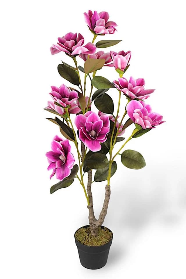 Arnusa Künstliche Magnolie im Topf 95 cm Pink - Bild 2
