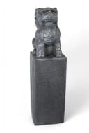Arnusa Asiatische Drachen-Stele 79 cm Steinoptik Bild 2