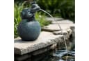 Arnusa Solarbrunnen Froschkönig 21 cm Bronzeoptik Teichfigur Bild 1