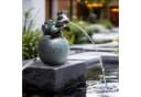 Arnusa Solarbrunnen Froschkönig 21 cm Bronzeoptik Teichfigur Bild 3