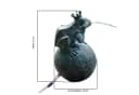 Arnusa Solarbrunnen Froschkönig 21 cm Bronzeoptik Teichfigur Bild 4