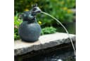 Arnusa Solarbrunnen Froschkönig 21 cm Bronzeoptik Teichfigur Bild 5