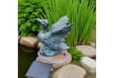 Arnusa Solar Wasserspeier Teichfigur Ente Kupfer-Optik mit Pumpe Bild 3