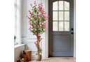 Arnusa Kunstpflanze Bougainvillea Rosa 180 cm mit Echtholz-Stamm Bild 4