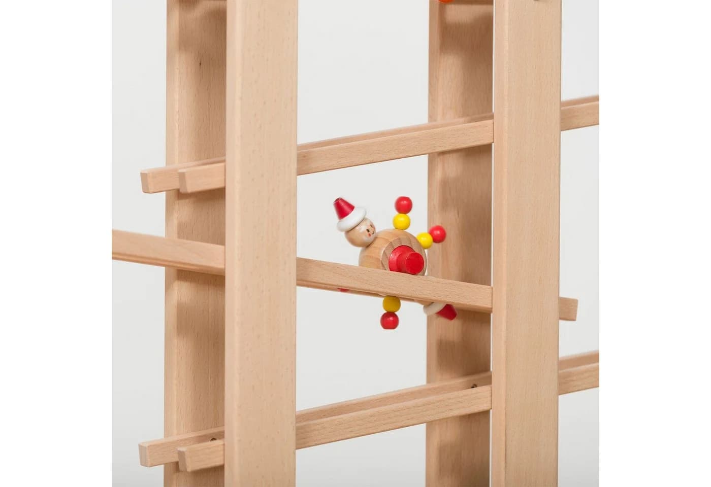 Coemo Holzkugelbahn 8-tlg. Bunt mit 7 mobilen Teilen - Bild 5