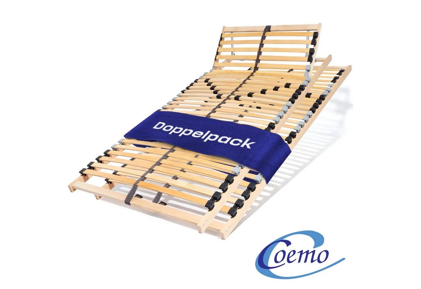 Coemo Partner-Set Lattenrost Ergo K mit verstellbarem Kopfteil - Bild 3