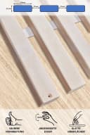 Coemo Rollrost 70x200 Birke 25 Leisten Stabil Bild 4