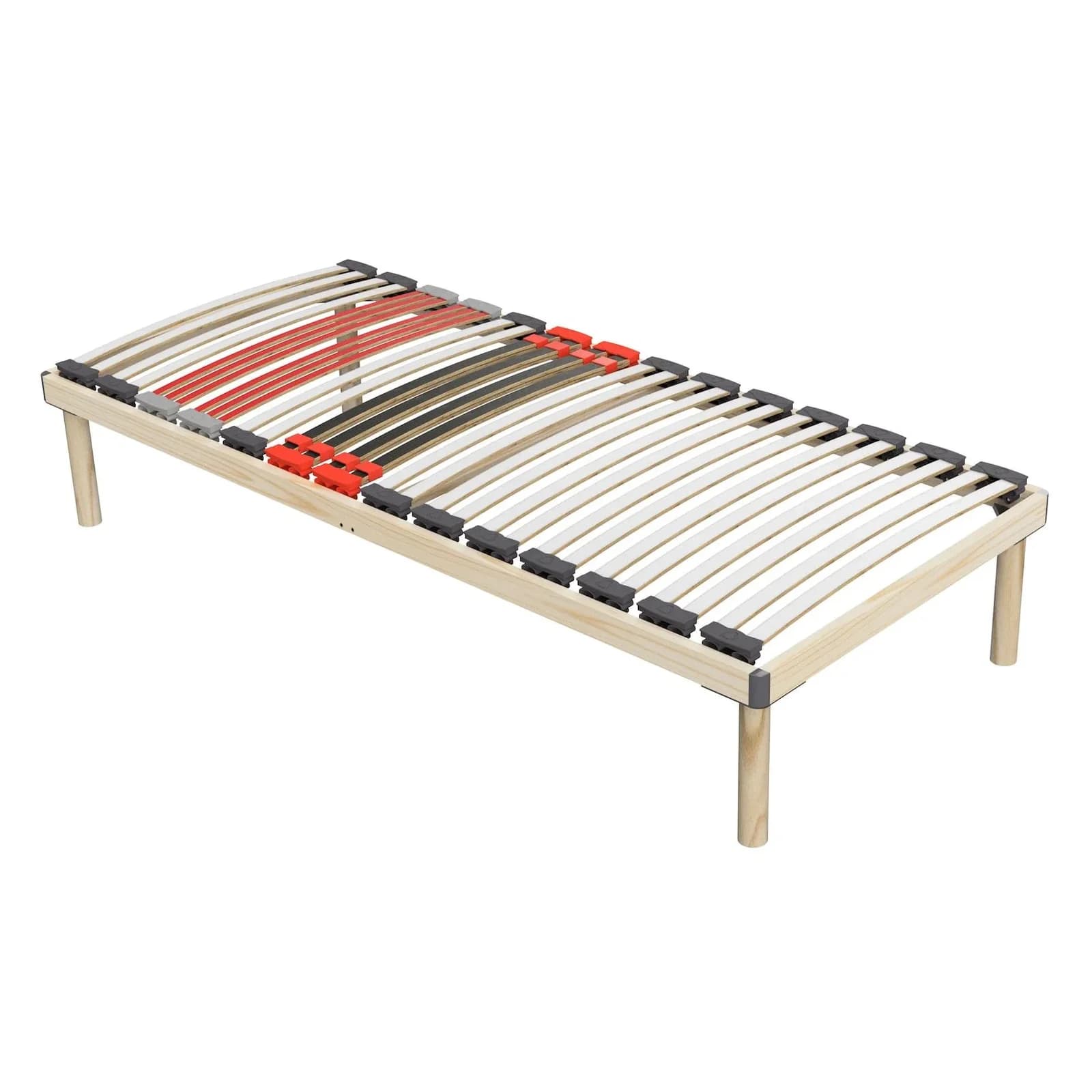 Coemo Hochwertiges Bettgestell mit Lattenrost DORADO Massivholz Buche