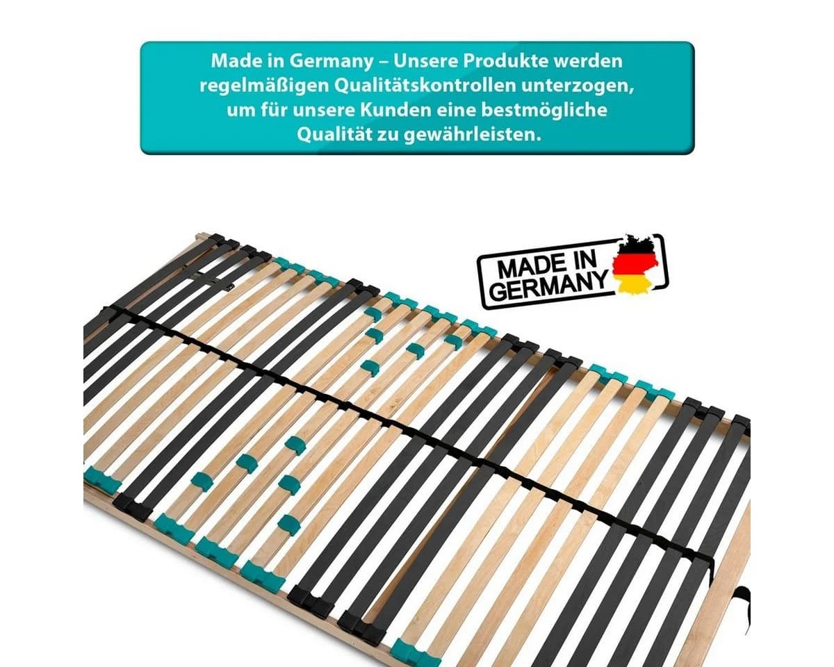 Coemo 7-Zonen Lattenrost DRÖMSON mit verstellbarem Kopfteil - Bild 4