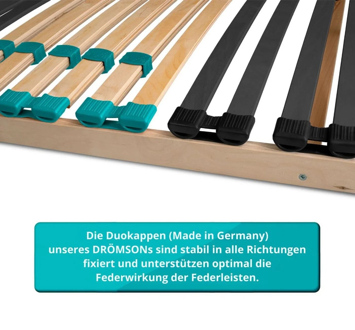 Coemo 7-Zonen Lattenrost DRÖMSON mit verstellbarem Kopfteil - Bild 5