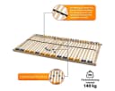 Coemo MULTIRA Lattenrost 2er Set 7-Zonen 90x200 cm Bild 5
