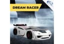 Coemo Autobett DREAM RACER Rennwagen-Design Kinderbett 90x200 cm LED-Licht Bild 1