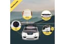 Coemo Autobett DREAM RACER Rennwagen-Design Kinderbett 90x200 cm LED-Licht Bild 3
