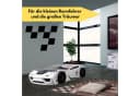 Coemo Autobett DREAM RACER Rennwagen-Design Kinderbett 90x200 cm LED-Licht Bild 5