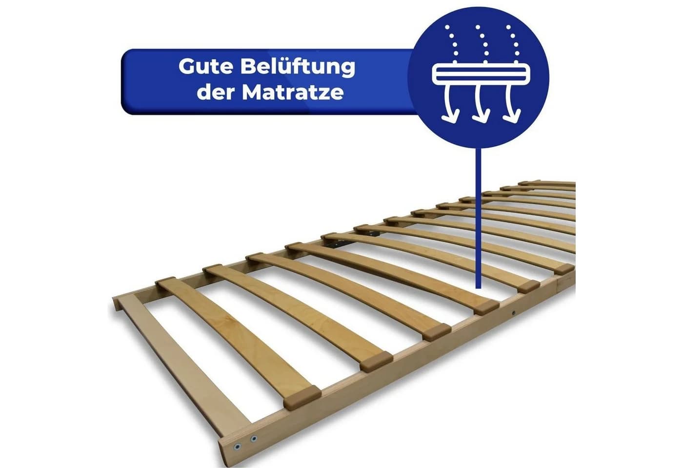 Coemo Lattenrost FIX 13 Federleisten Holz Unverstellbar - Bild 4