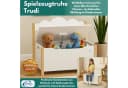 Coemo Kindersitzgruppe TRUDI Weiß Spielzeugkiste aus Holz Bild 1