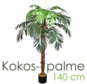 Decovego Künstliche Kokospalme 140 cm Bild 1