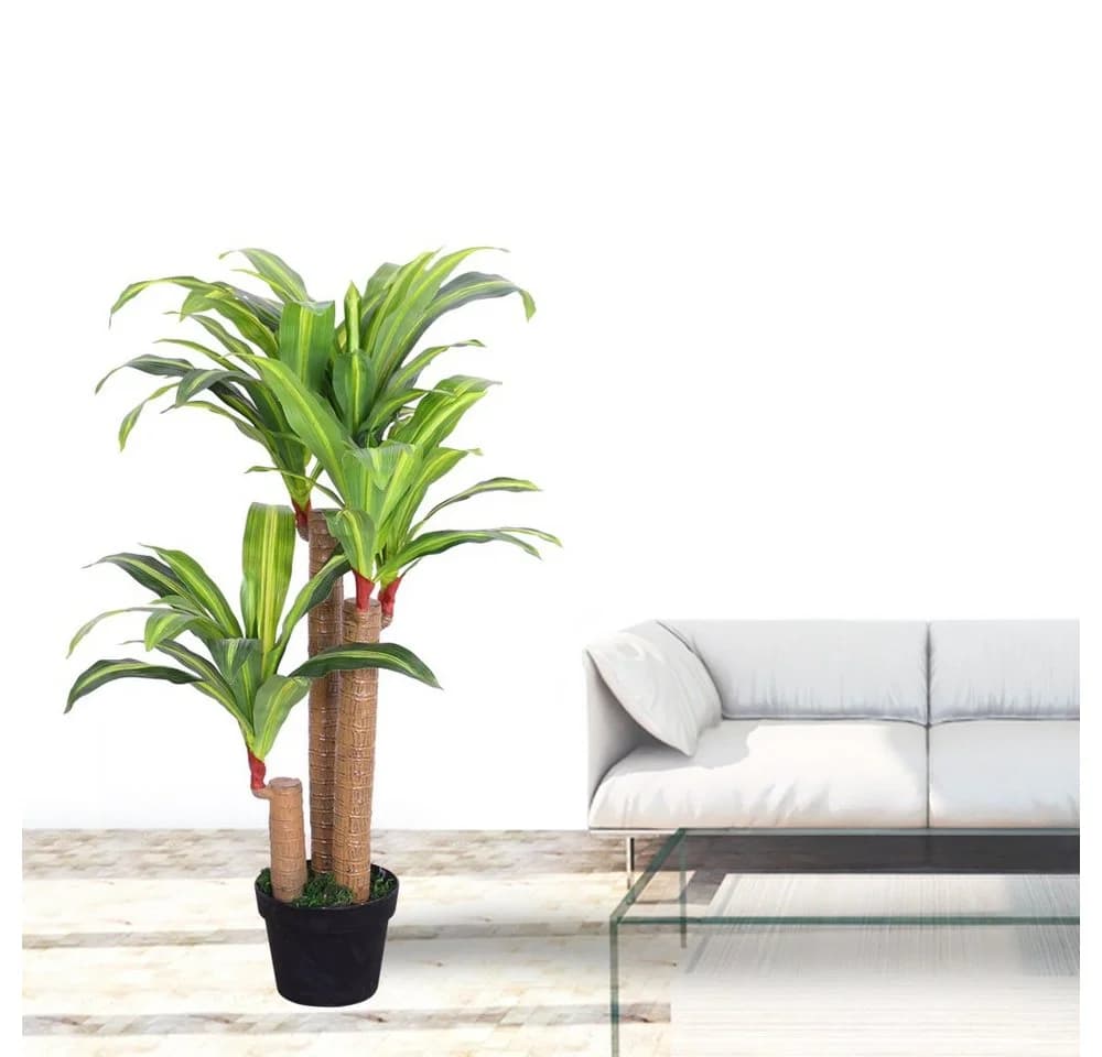 Decovego Drachenbaum Kunstbaum 100 cm mit Topf - Bild 3