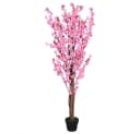 Decovego Kunstbaum Pfirsichbaum 160 cm mit Topf Bild 2