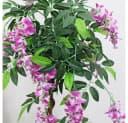 Decovego Kunstbaum Blauregen 120 cm mit Echtholz Bild 1