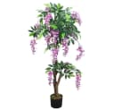 Decovego Kunstbaum Blauregen 120 cm mit Echtholz Bild 2