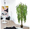 Kunstbaum Weide Weidenbaum Künstliche Pflanze mit Echtholz 180 cm, Decovego Bild 4
