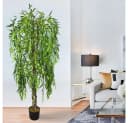 Kunstbaum Weide Weidenbaum Künstliche Pflanze mit Echtholz 180 cm, Decovego Bild 5