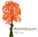 Decovego Künstlicher Ahornbaum 180 cm mit roten Blättern Bild 1