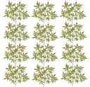 Decovego Künstlicher Ahornzweig Herbstfärbung 65 cm 12er Set Bild 1