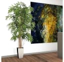 Decovego Kunstbambus 150 cm Grün mit Topf Bild 5