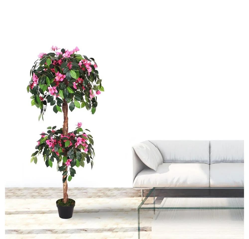 Drillingsblume Bougainvillea Kunstpflanze 150 cm Decovego - Bild 4