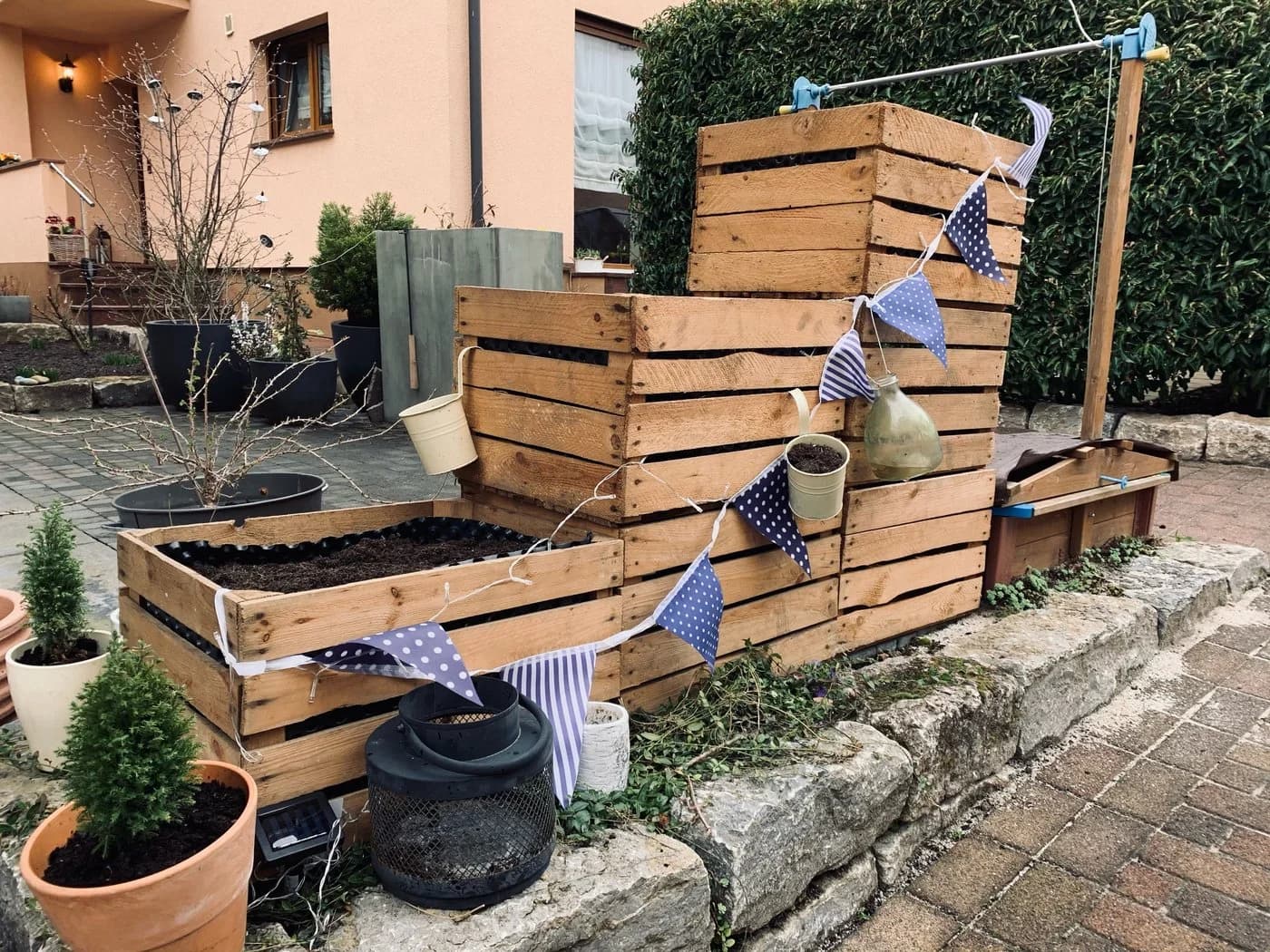Rustikale Dekorative Holzkiste - Bild 5