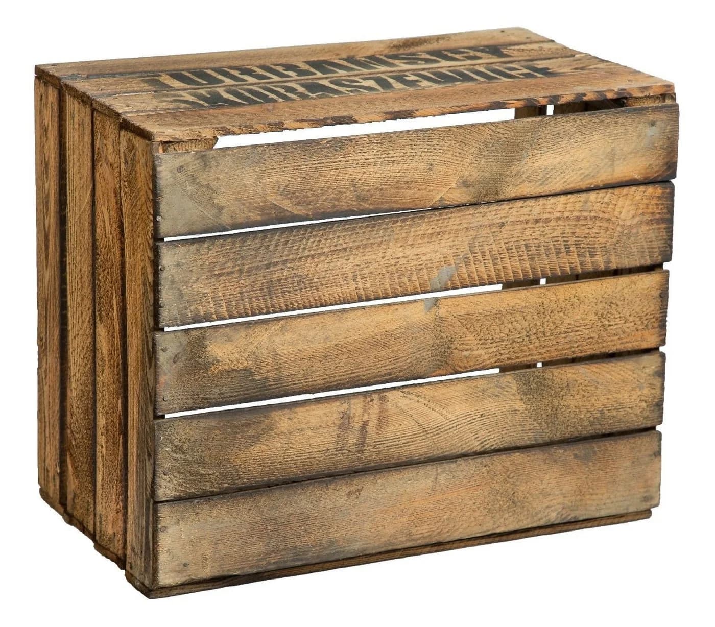 Kistenkolli Altes Land Allzweckkiste 3 x Holzkisten TS -geflammt (Spar-Set, 3er Set) - Bild 3