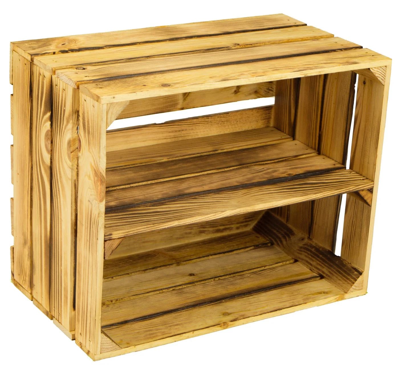 Kistenkolli Altes Land Allzweckkiste 3er Set Massive Holzkisten Braun - Bild 3