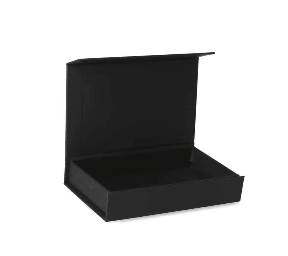 ideas in Boxes Geschenkbox Magnetbox Schwarz Gold