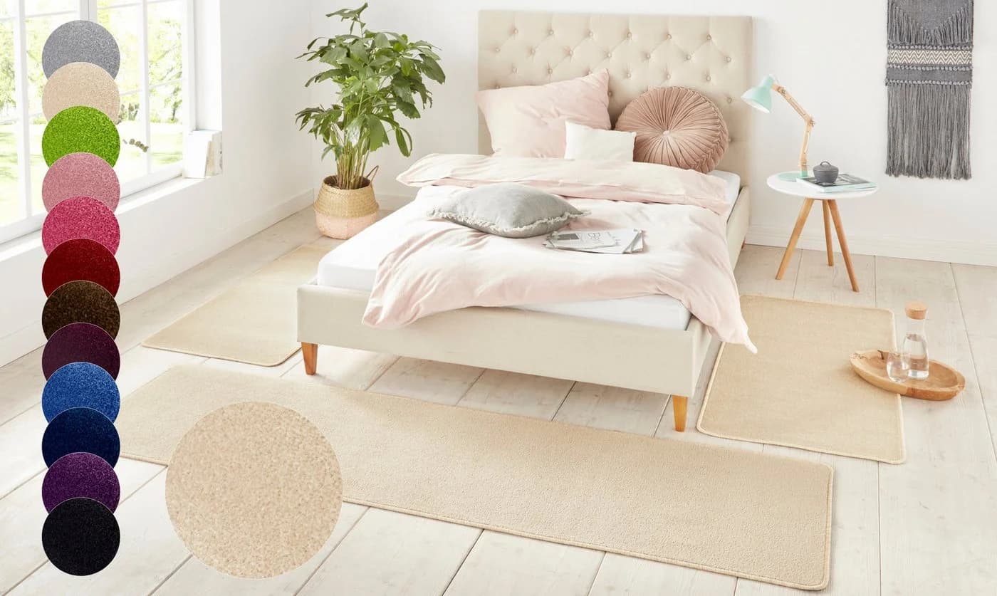 HANSE HOME Bettumrandung Shashi 3-tlg. Beige Polypropylen - Bild 2