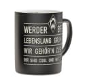 Werder Bremen Tasse „Hymne“ Keramik Grün-Weiß Bild 2