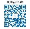 Esun RC-Bagger Ferngesteuert mit Metallschaufel und 3 Anbaugeräten Bild 4