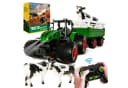 Esun RC-Traktor Ferngesteuert Grün mit Anhänger und Licht Bild 2