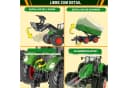 Esun RC-Traktor Ferngesteuert mit LED-Lichtern und Kippbarem Anhänger Bild 4