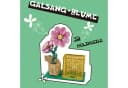 Esun 3D-Puzzle Holz DIY-Blume 85 Teile Rosa Heimdekoration Bild 4