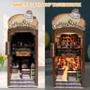 Esun 3D-Puzzle Book Nook KIT mit LED-Licht - DIY Buchstütze Miniatur Haus Bild 1