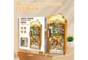 Esun 3D-Puzzle Book Nook KIT mit LED-Licht - DIY Buchstütze Miniatur Haus Bild 4