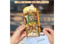 Esun 3D-Puzzle Book Nook KIT mit LED-Licht - DIY Buchstütze Miniatur Haus Bild 5
