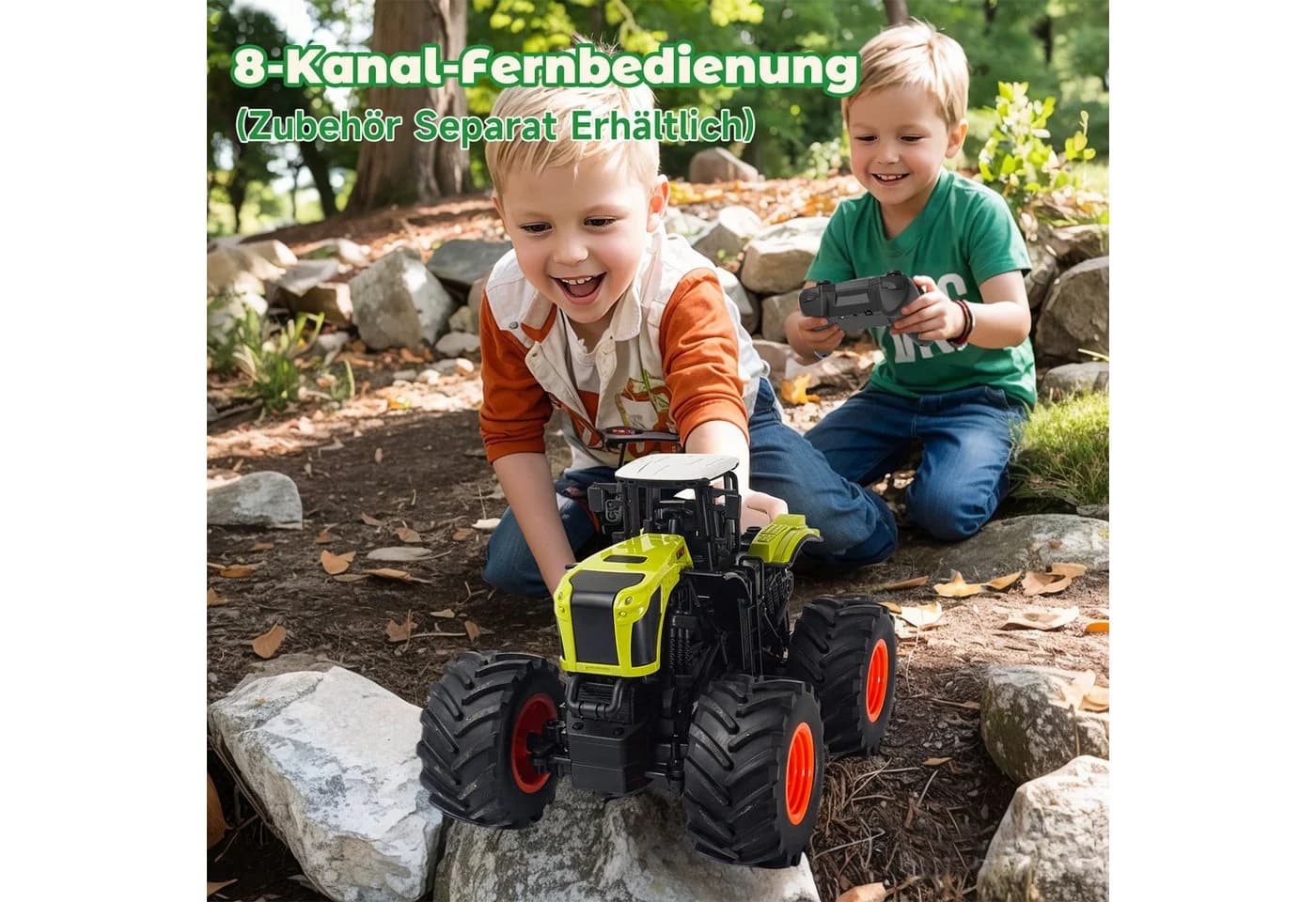 Esun RC-Traktor Ferngesteuert 1:16 mit Licht & Sound - Bild 4